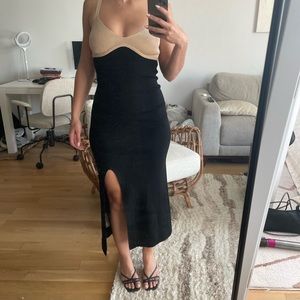 Zara knit midi dress